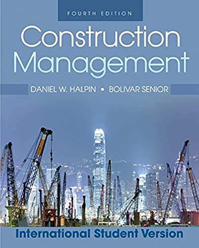 Imagen de archivo de Construction Management a la venta por ThriftBooks-Dallas