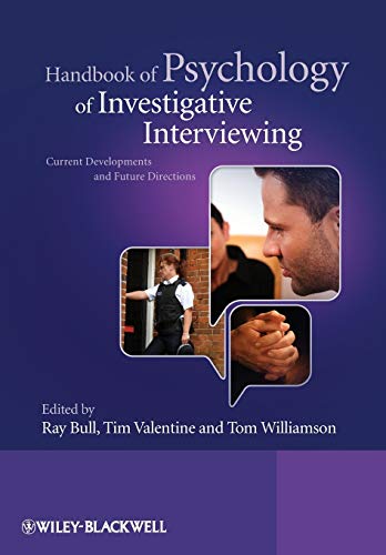 Beispielbild fr Handbook of Psychology of Investigative Interviewing: Current Developments and Future Directions zum Verkauf von SecondSale