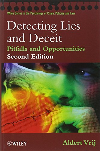 Detecting Lies and Deceit: Pitfalls and Opportunities (9780470516256) by Vrij, Aldert