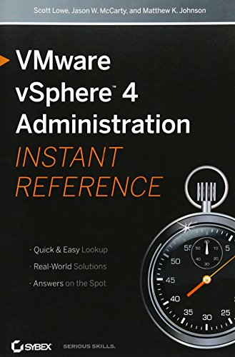 Beispielbild fr VMware vSphere 4 Administration Instant Reference zum Verkauf von Wonder Book