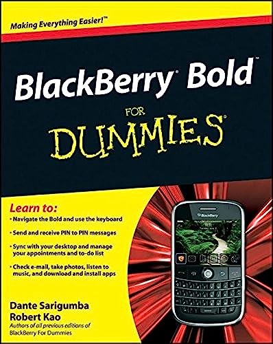 Imagen de archivo de BlackBerry Bold for Dummies a la venta por Better World Books