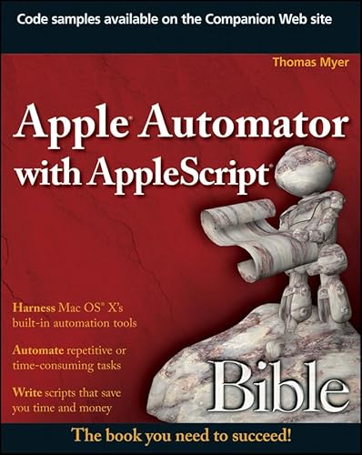 Imagen de archivo de Apple Automator with AppleScript Bible a la venta por Goodwill