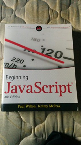 9780470525937: Beginning JavaScript