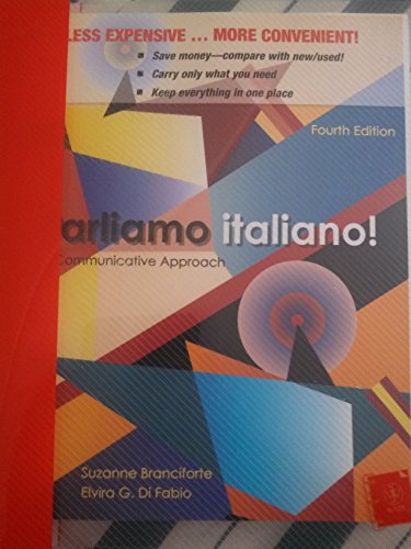 Beispielbild fr Parliamo italiano!: A Communicative Approach zum Verkauf von Blue Vase Books