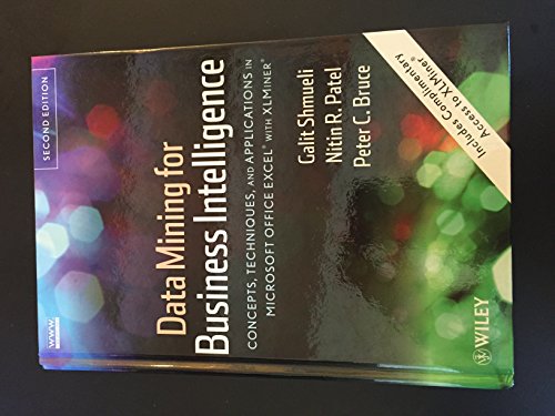 Beispielbild fr Data Mining for Business Intelligence: Concepts, Techniques, and Applications in Microsoft Office Excel with XLMiner zum Verkauf von Jenson Books Inc