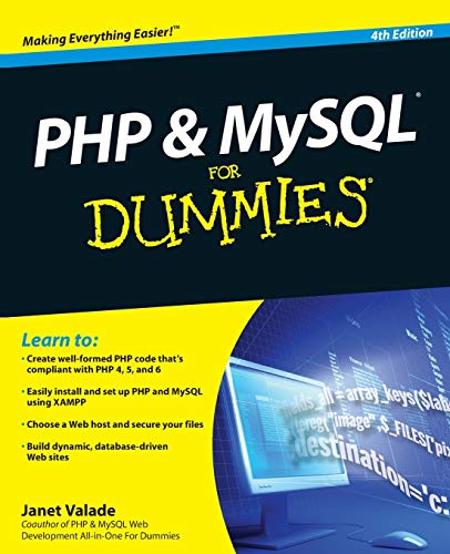 Imagen de archivo de PHP & MySQL For Dummies, 4th Edition a la venta por Jenson Books Inc