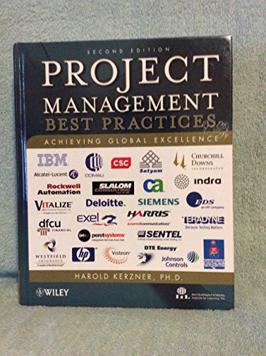 Stock image for Project Management - Best Practices: Achieving Global Excellence for sale by Hawking Books