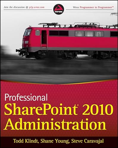 Beispielbild fr Professional SharePoint 2010 Administration zum Verkauf von SecondSale