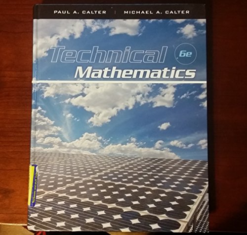 9780470534922: Technical Mathematics, 6th Edition