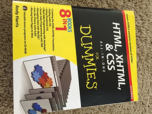 HTML, XHTML and CSS All-In-One For Dummies (9780470537558) by Harris, Andy