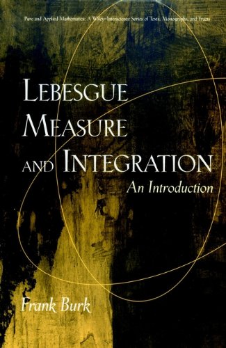 9780470537619: Lebesgue Measure and Integration: An Introduction (Pure & Applied Mathematics: A Wiley-Interscience Series of Texts, Monographs and Tracts)