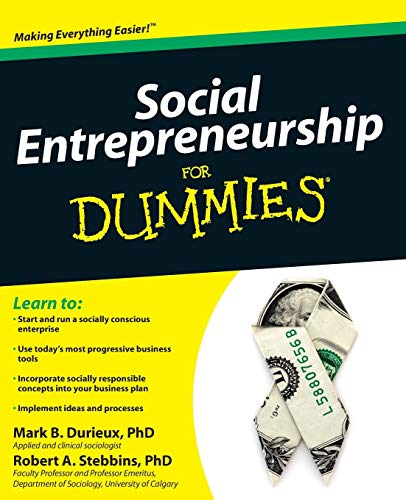 Imagen de archivo de Social Entrepreneurship for Dummies a la venta por Better World Books