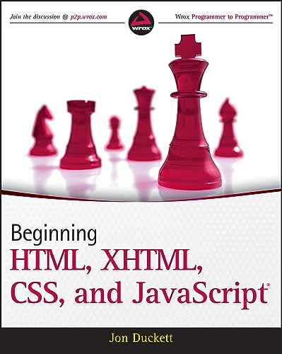 Imagen de archivo de Beginning HTML, XHTML, CSS, and Javascript a la venta por Phatpocket Limited