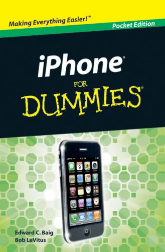 Stock image for iPhone for Dummmies Pocket Edition for sale by Wonder Book