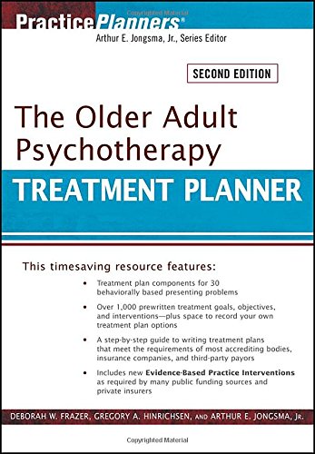 9780470551172: The Older Adult Psychotherapy Treatment Planner (PracticePlanners)