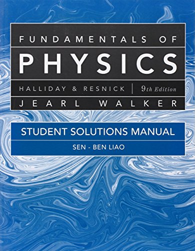 Beispielbild fr Student Solutions Manual for Fundamentals of Physics zum Verkauf von BooksRun