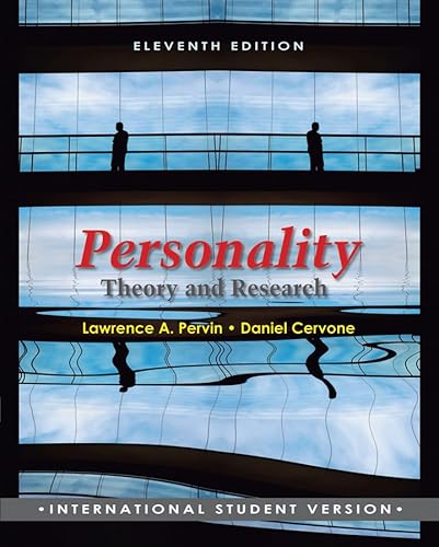 Beispielbild fr Personality: Theory and Research zum Verkauf von AwesomeBooks