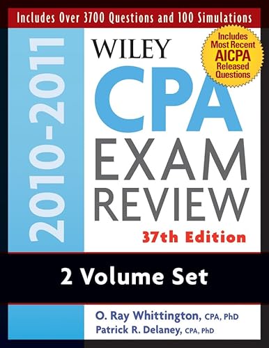 Wiley CPA Examination Review, Set (Volumes 1 and 2) (9780470554265) by Delaney, Patrick R.; Whittington, O. Ray