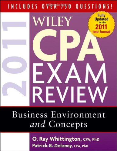 9780470554357: Wiley CPA Exam Review 2011, Business Environment and Concepts, (Wiley CPA Exam Review: Business Environment and Concepts)