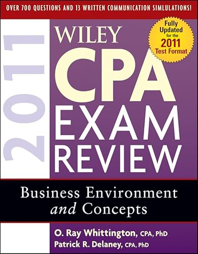 Immagine stock per Wiley CPA Exam Review 2011: Business Environment and Concepts