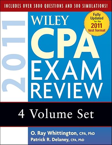 9780470554388: Wiley CPA Exam Review 2011: Financial Accounting and Reporting, Regulation, Auditing and Attestation, Business Environment and Concepts: 4-volume Set