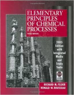 9780470556269: Elementary Principles of Chemical Processes
