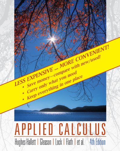 Imagen de archivo de Applied Calculus a la venta por HPB-Red