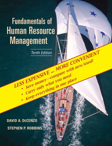 Fundamentals of Human Resource Management (9780470556689) by DeCenzo, David A.; Robbins, Stephen P.