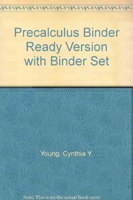 Precalculus Binder Ready Version with Binder Set (9780470557778) by Young, Cynthia Y.