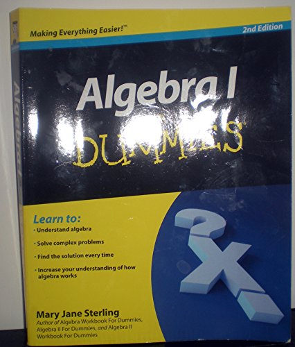 9780470559642: Algebra I For Dummies