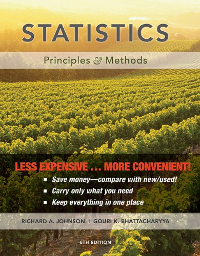 9780470559932: Statistics: Principles and Methods