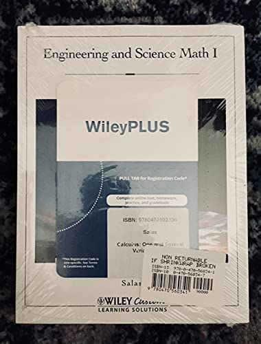Calculus 10th Edition Custom Edition for BYU-Provo with WileyPLUS Set (Wiley Plus Products) (9780470560341) by Salas, Saturnino L.