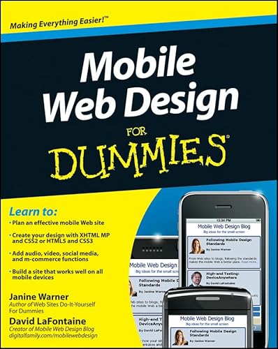 Beispielbild fr Mobile Web Design for Dummies zum Verkauf von Better World Books