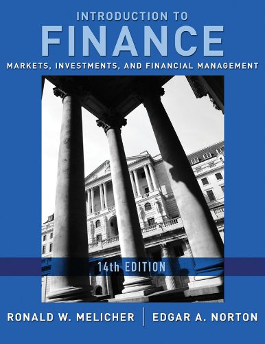 Imagen de archivo de Introduction to Finance: Markets, Investments, and Financial Management a la venta por BooksRun