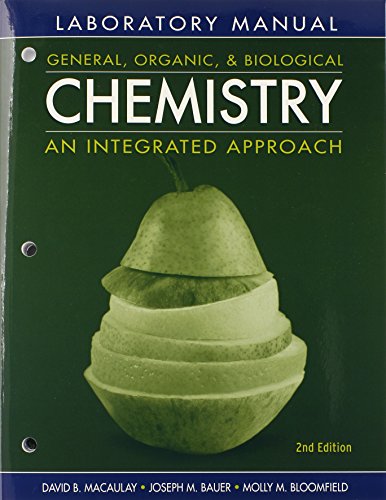 Stock image for Laboratory Experiments to Accompany General, Organic and Biological Chemistry: An Integrated Approach for sale by HPB-Red