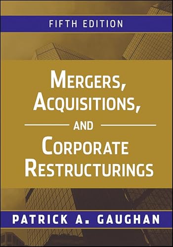 Imagen de archivo de Mergers, Acquisitions, and Corporate Restructurings a la venta por HPB-Red