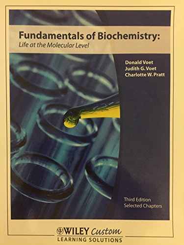 Stock image for Fundamentals of Biochemistry: Life at the Molecular Level for sale by Better World Books