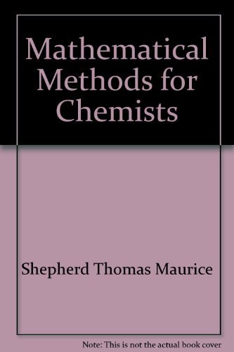 9780470562956: Mathematical methods for chemists