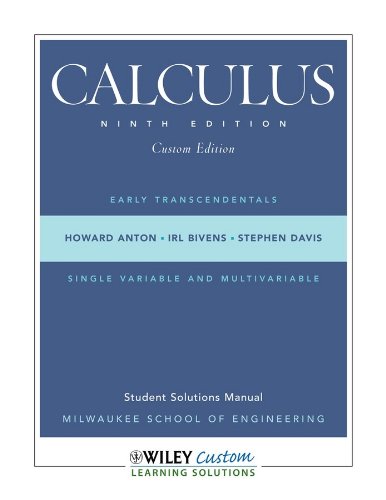 Stock image for Calculus Custm Edition Ninth Edition for sale by HPB-Red