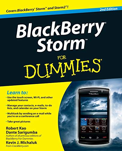 Stock image for BlackBerry Storm For Dummies for sale by GF Books, Inc.