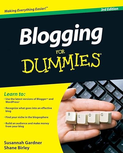 Imagen de archivo de Blogging For Dummies, 3rd Edition a la venta por Wonder Book