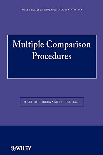 9780470568330: Multiple Comparison Procedures: 835 (Wiley Series in Probability and Statistics)