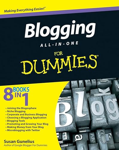 Imagen de archivo de Blogging All-in-One for Dummies a la venta por Better World Books: West