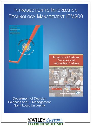 Imagen de archivo de Essentials of Business Processes (Custom for Saint Louis University) a la venta por HPB-Red