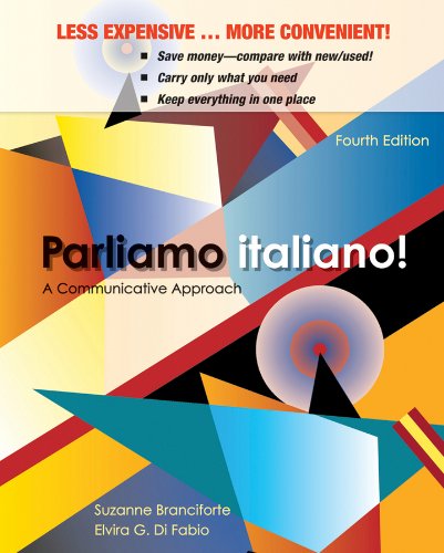 Beispielbild fr Parliamo italiano!: A Communicative Approach zum Verkauf von HPB-Red