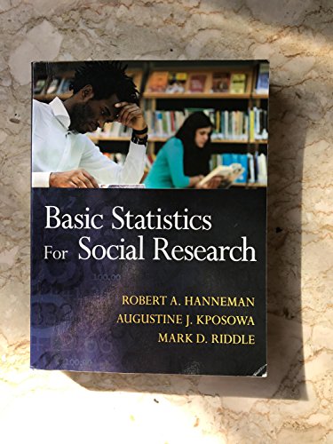9780470587980: Basic Statistics for Social Research: 38 (Research Methods for the Social Sciences)