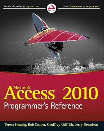 Imagen de archivo de Access 2010 Programmer's Reference a la venta por HPB-Red