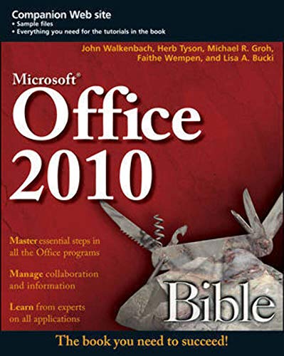 Beispielbild fr Office 2010 Bible zum Verkauf von Better World Books