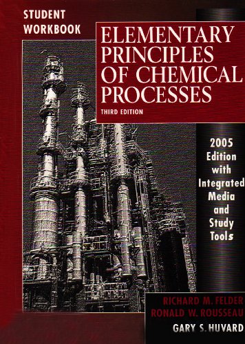 9780470597842: Elementary Principles of Chemical Processes