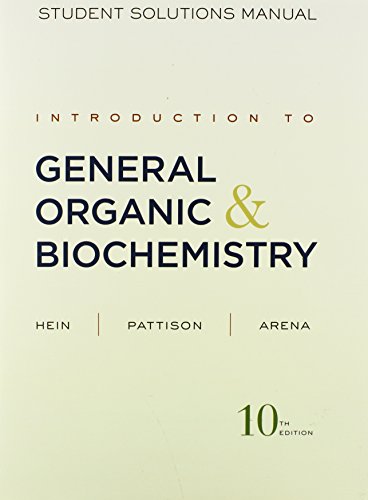 9780470598832: Introduction to General, Organic, and Biochemistry Student Solutions Manual